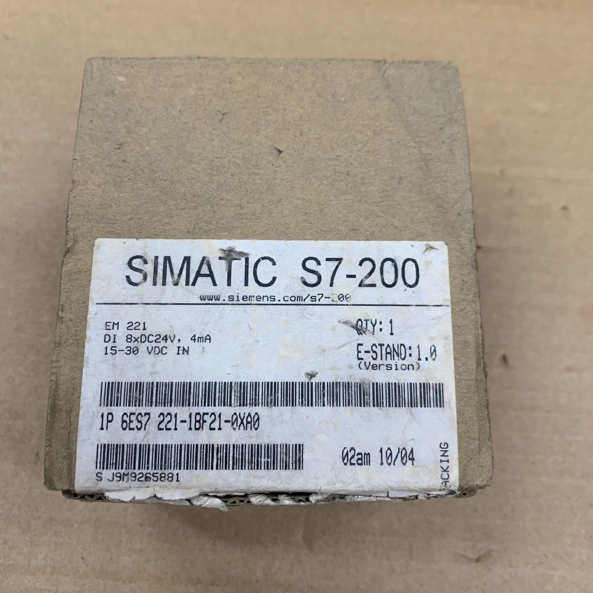 西門子Simatic S7-200 6ES7221-1BF21-0XA0模組