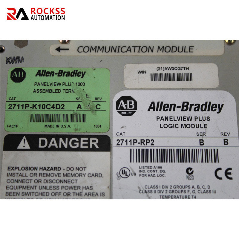 Allen Bradley 2711P-K10C4D2觸控螢幕