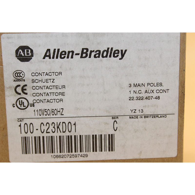 Allen Bradley 100-C23KD01接觸器