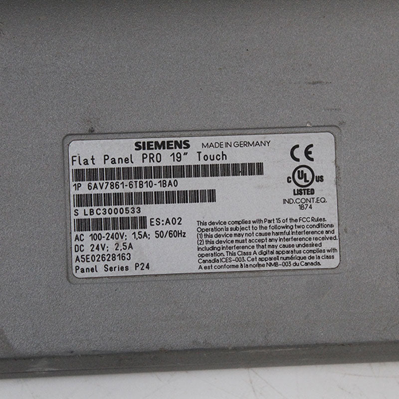 西門子 6AV7861-6TB10-1BA0 A5E02628163 SIMATIC 平板