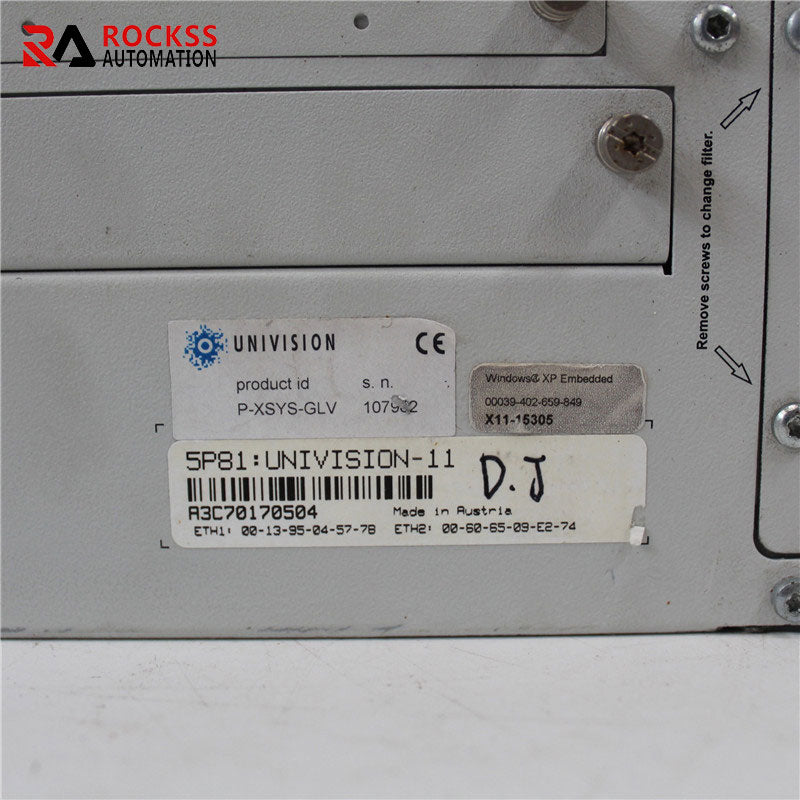 B&amp;R 5PC810.SX02-00 5P81：UNIVISION-11工業計算機