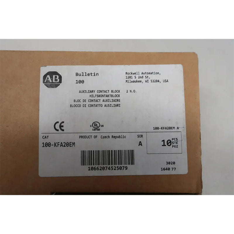 Allen Bradley 100-KFA20EM 二次觸點