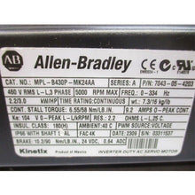 Load image into Gallery viewer, Allen Bradley MPL-B430P-MK24AA  7043-05-4203 motor