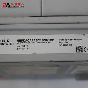 ABB REF615E_D UD12022ACG04 relay protection device
