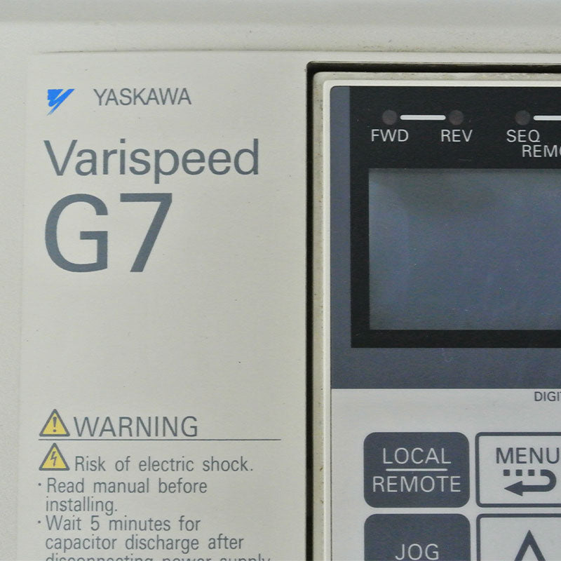 YASKAWA CIMR-G7A47P5 Inverter - Rockss Automation