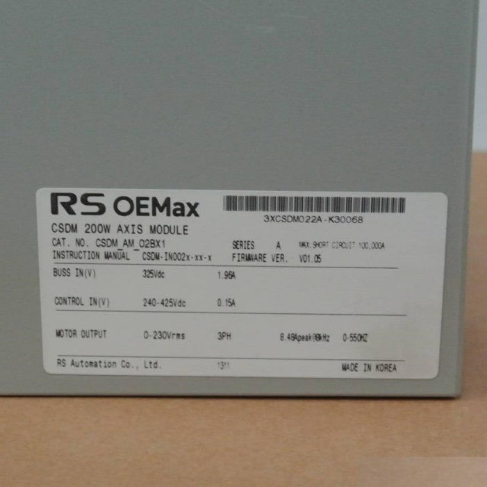 Allen Bradley CSDM-AM-02BX1 CSDM 200W 軸模組
