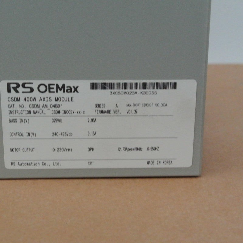 Allen Bradley CSDM-AM-04BX1 CSDM 400W 軸模組