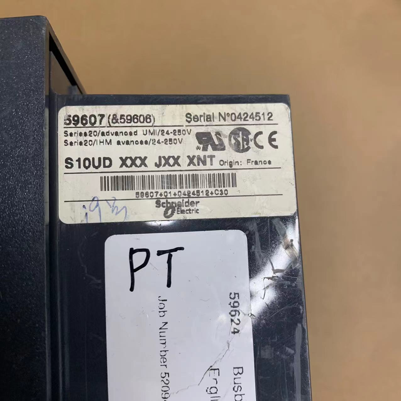 施耐德Sepam 59607 S10UD XXX JXX XNT單元模組