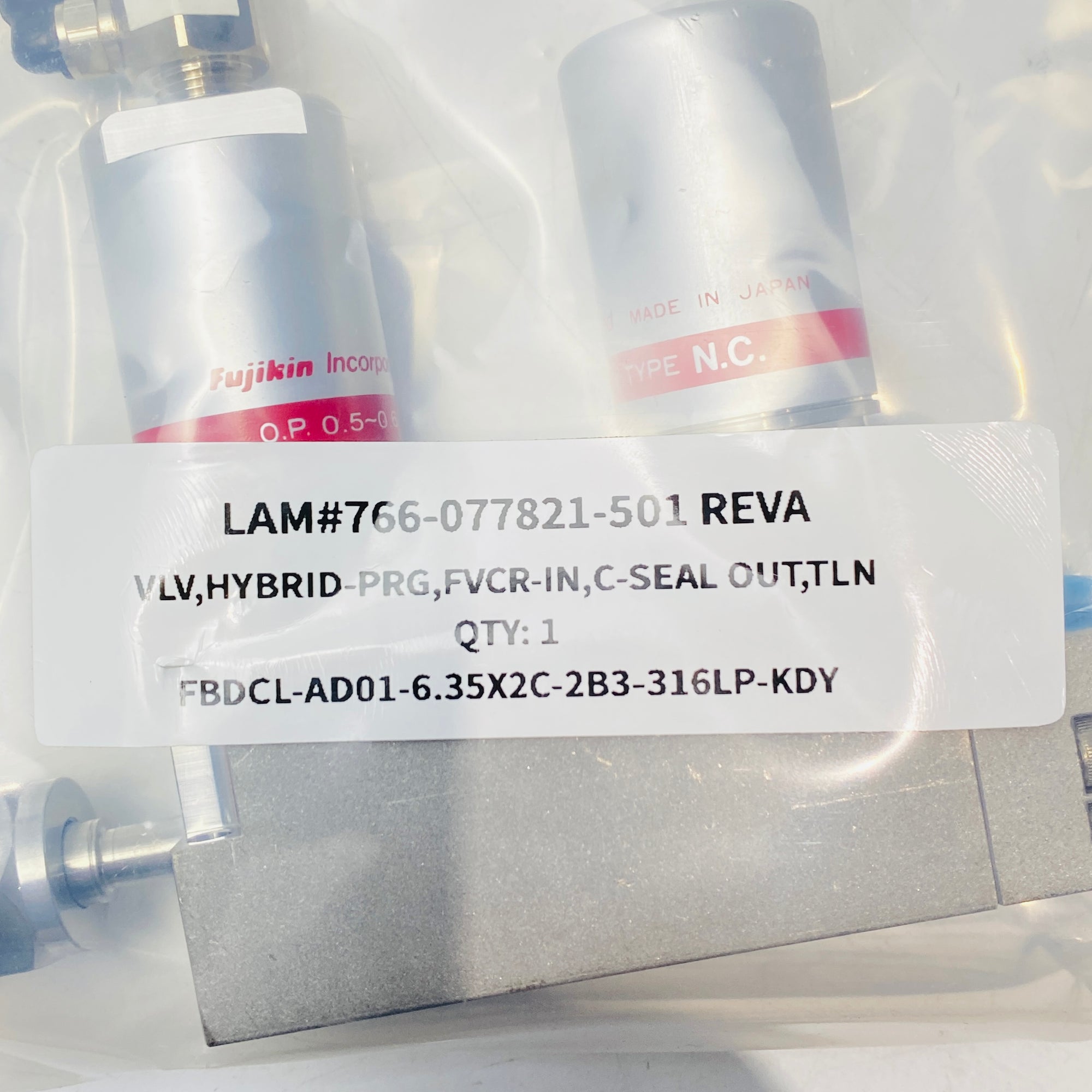 Lam 766-077821-501 Hybrid Diaphgram Valve