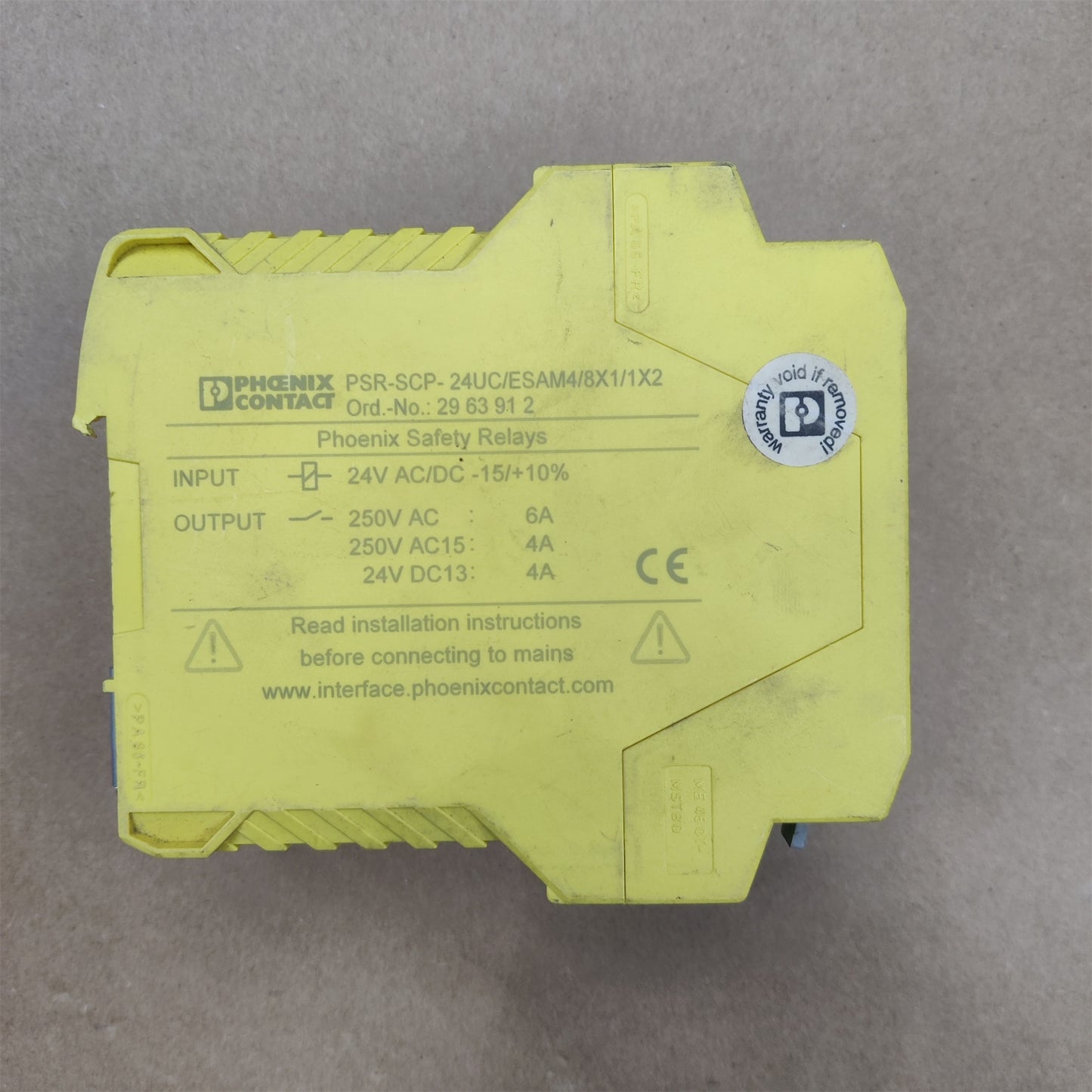Phoenix Contact PSR-SCP-24UC/ESAM4/8X1/1X2  Safety relay