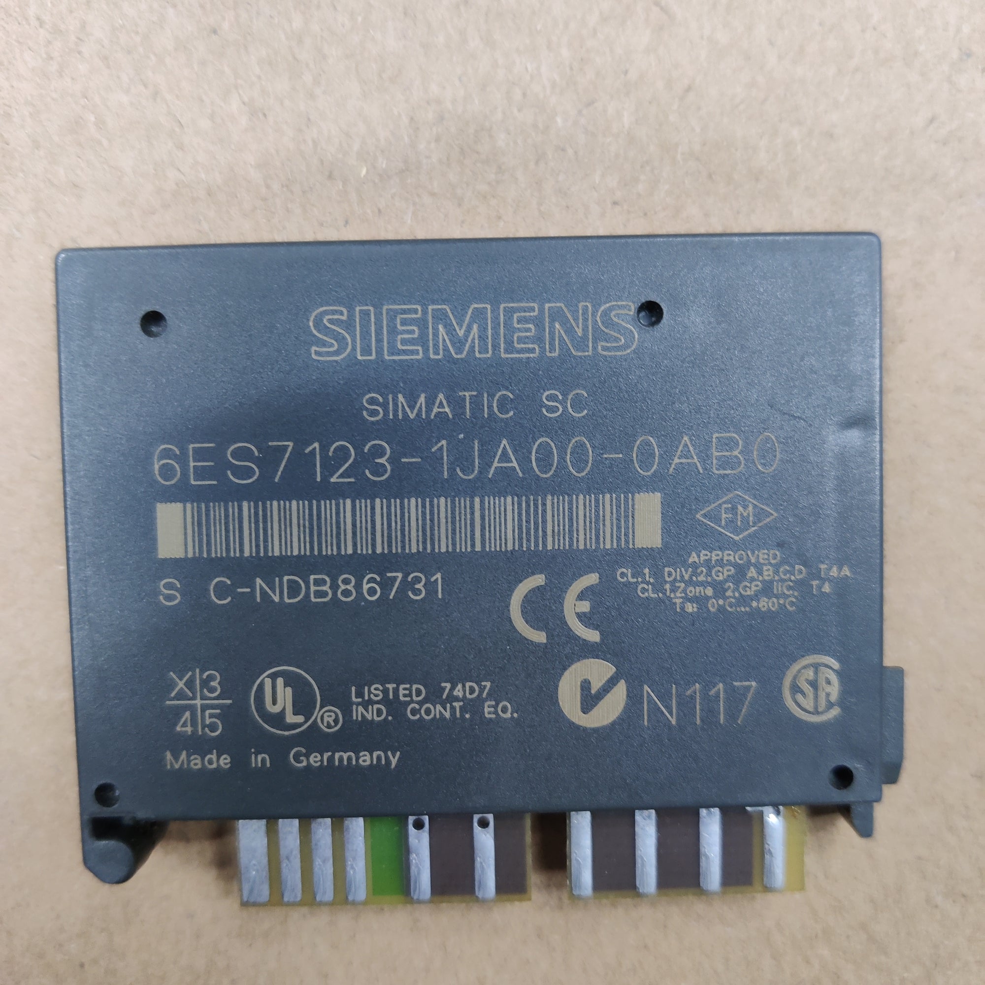西門子 6ES7123-1JA00-0AB0 電子模組
