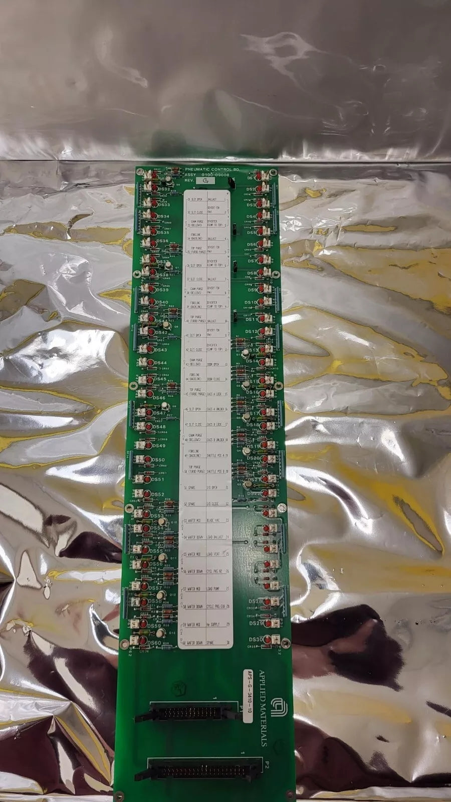 應用材料 AMAT 0100-09008 PCB 氣動控制板