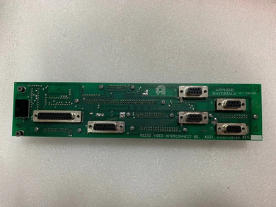 AMAT Applied Materials 0100-09145 RS232 Video Interconnect PCB