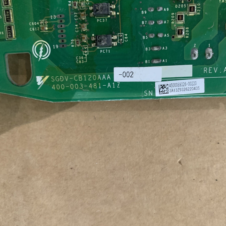 Yaskawa SGDV-CB120AAA-002 drive board