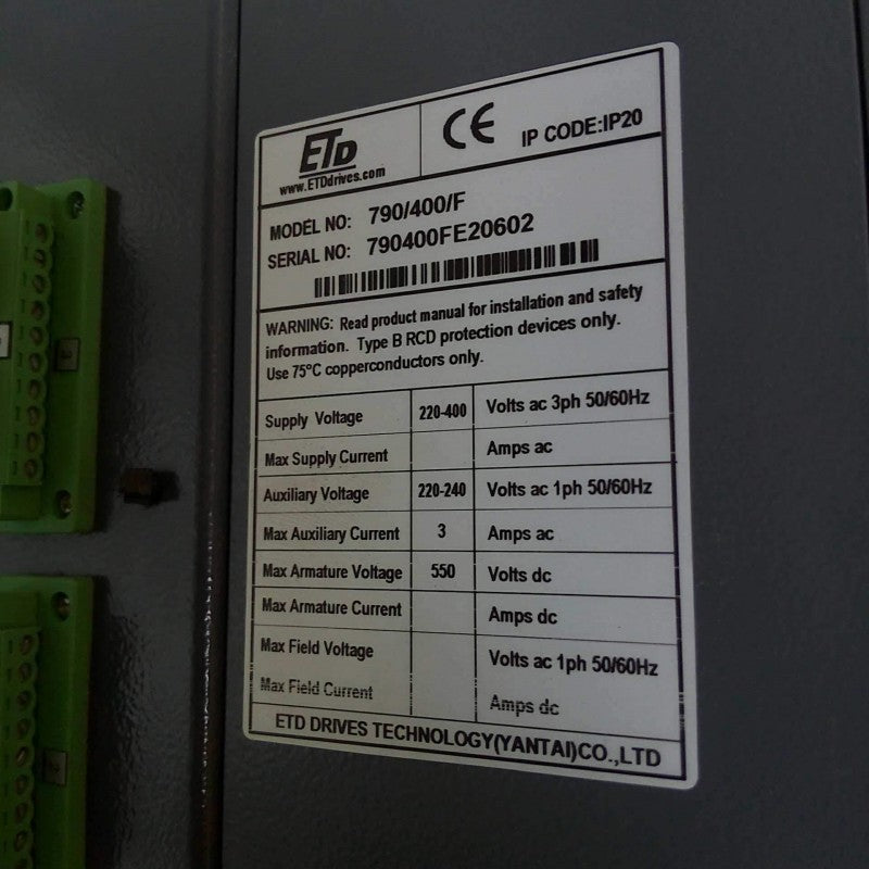 ETD 790/400/F ETD790 220-400V 50/60Hz