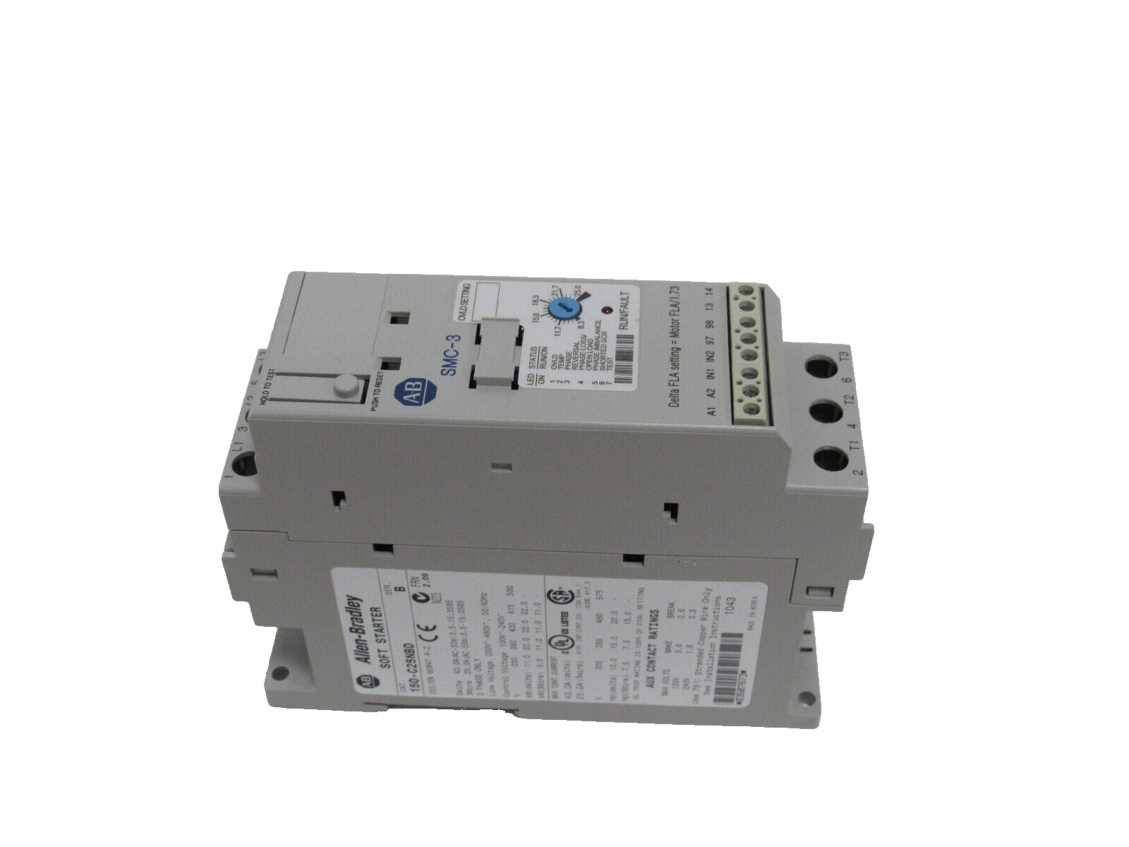 150-C25NBD Allen-Bradley SMC-3 Smart Motor Controller