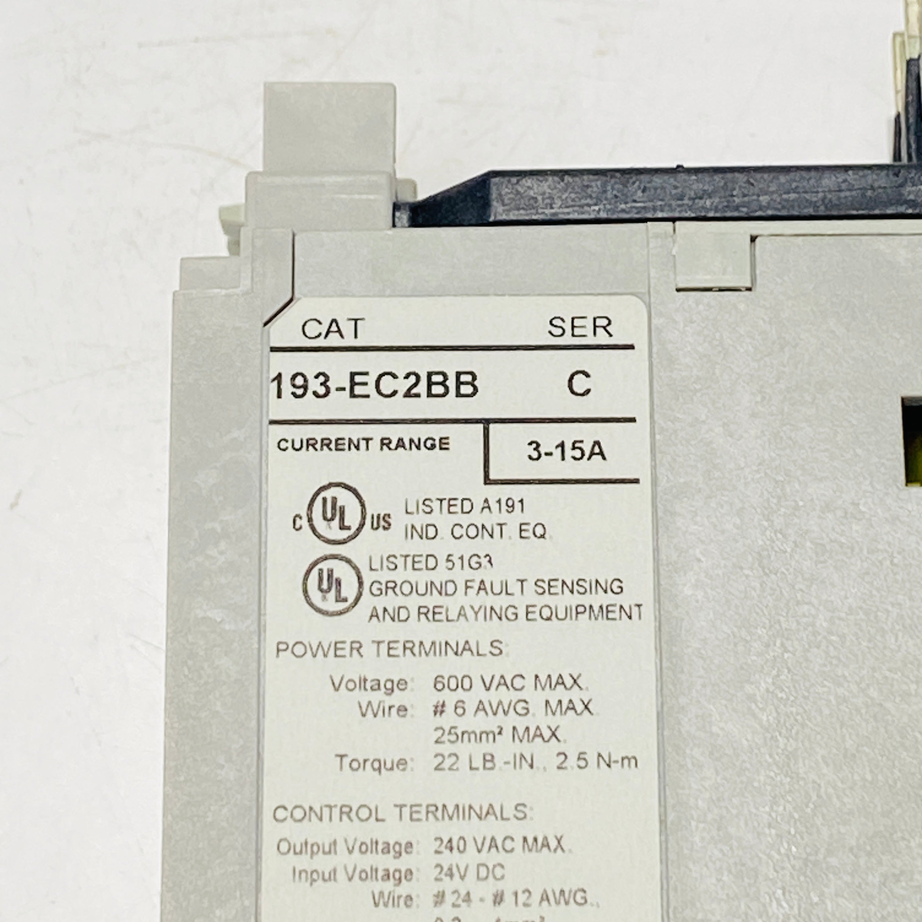 Allen Bradley 193-EC2BB 過載熱繼電器