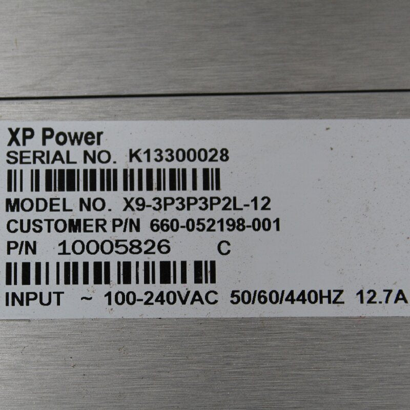 LAM Research X9-3P3P3P2L-12 Power Supply