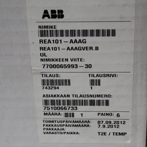 ABB REA101-AAAG Relay Protection Device Brand new and original