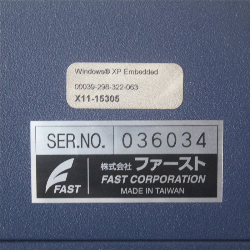 FAST XPe/P3-800視覺控制器