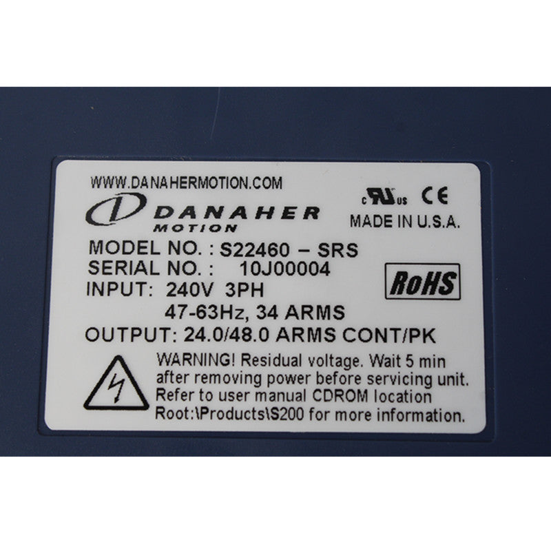 Danaher S22460-SRS Servo Driver
