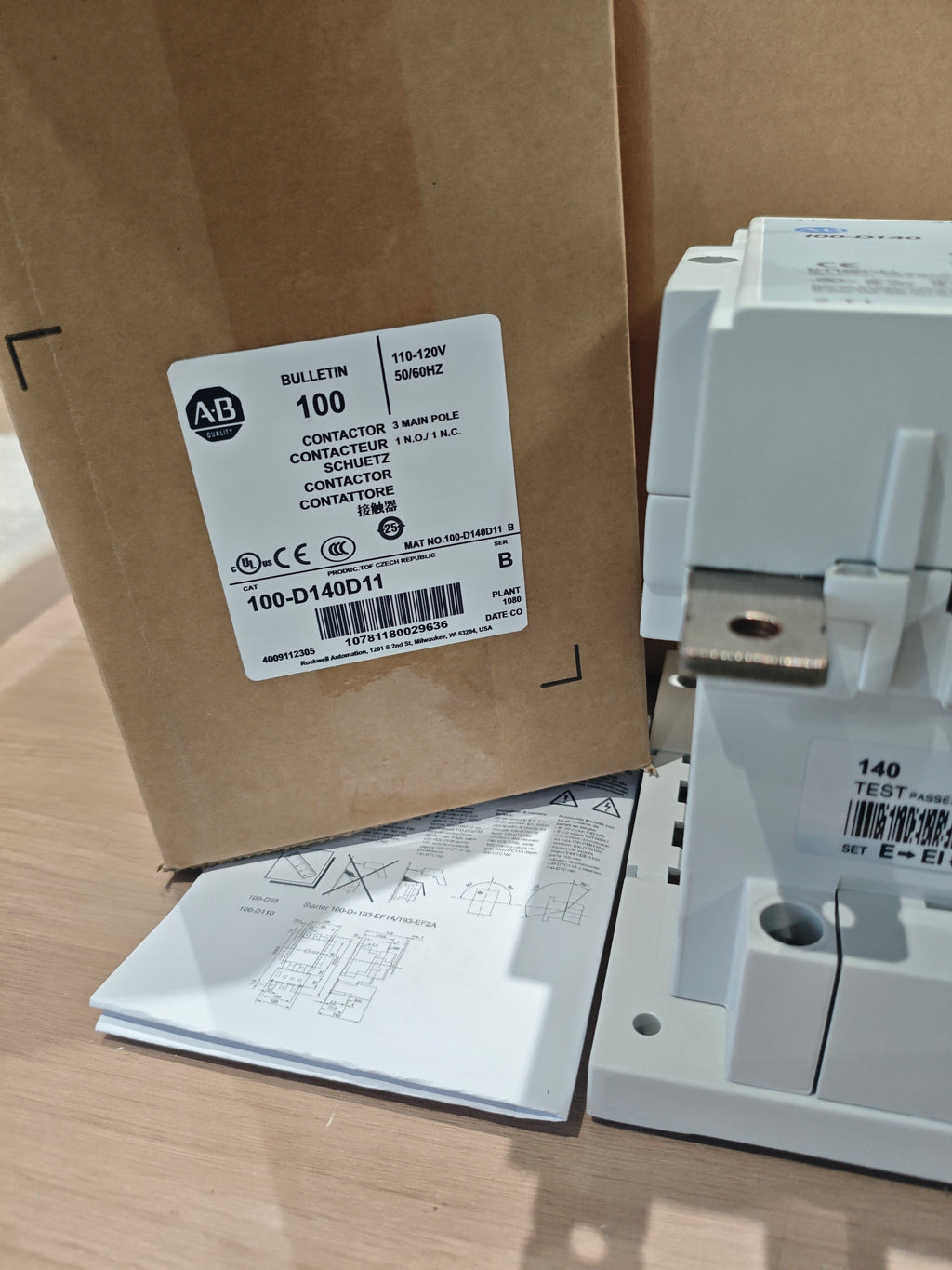 艾倫·布拉德利接觸器100-D140D11