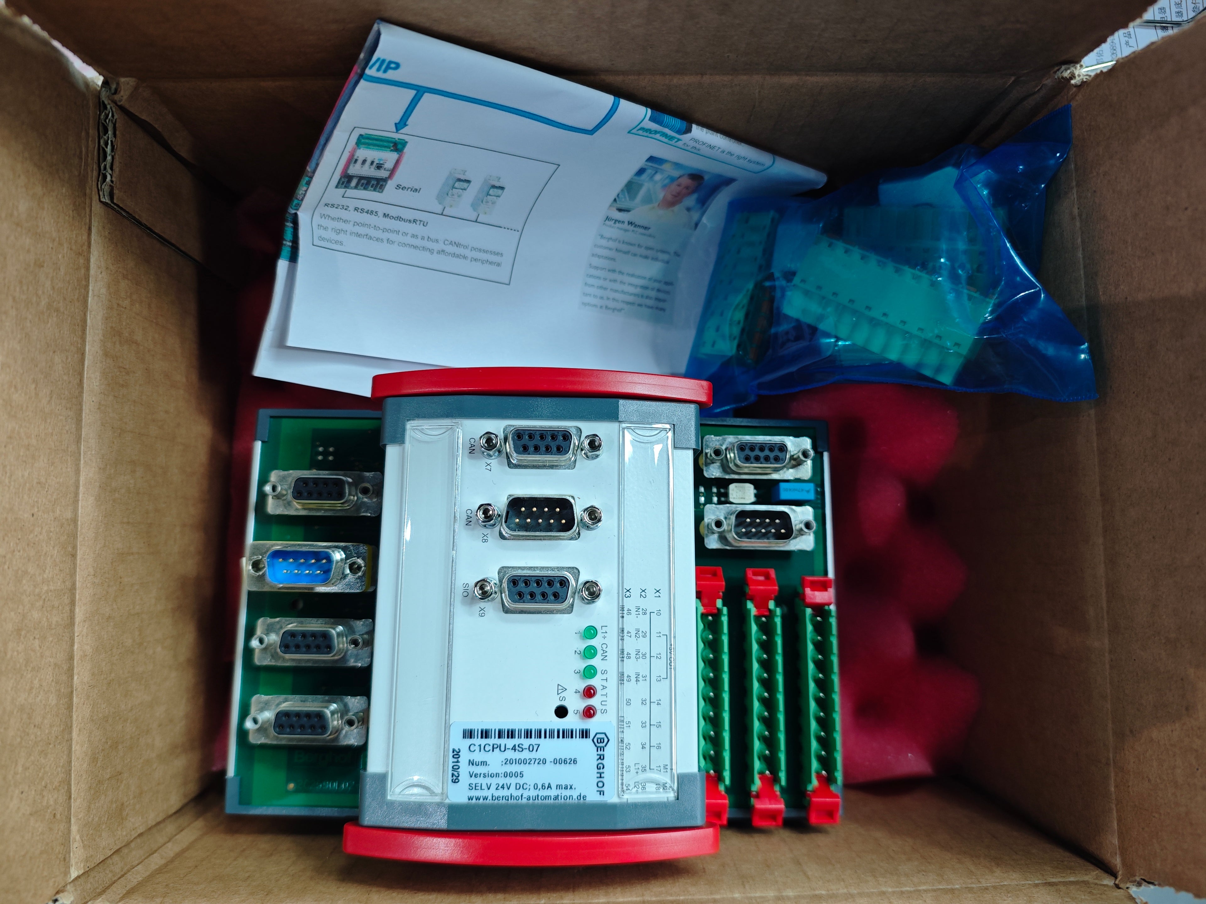 BERGHOF C1CPU-4S-07  CONTROLLER