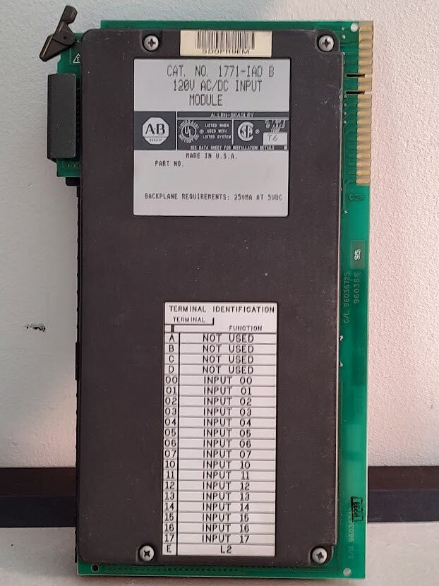 Allen Bradley 1771-IAD/B 數位輸入模組
