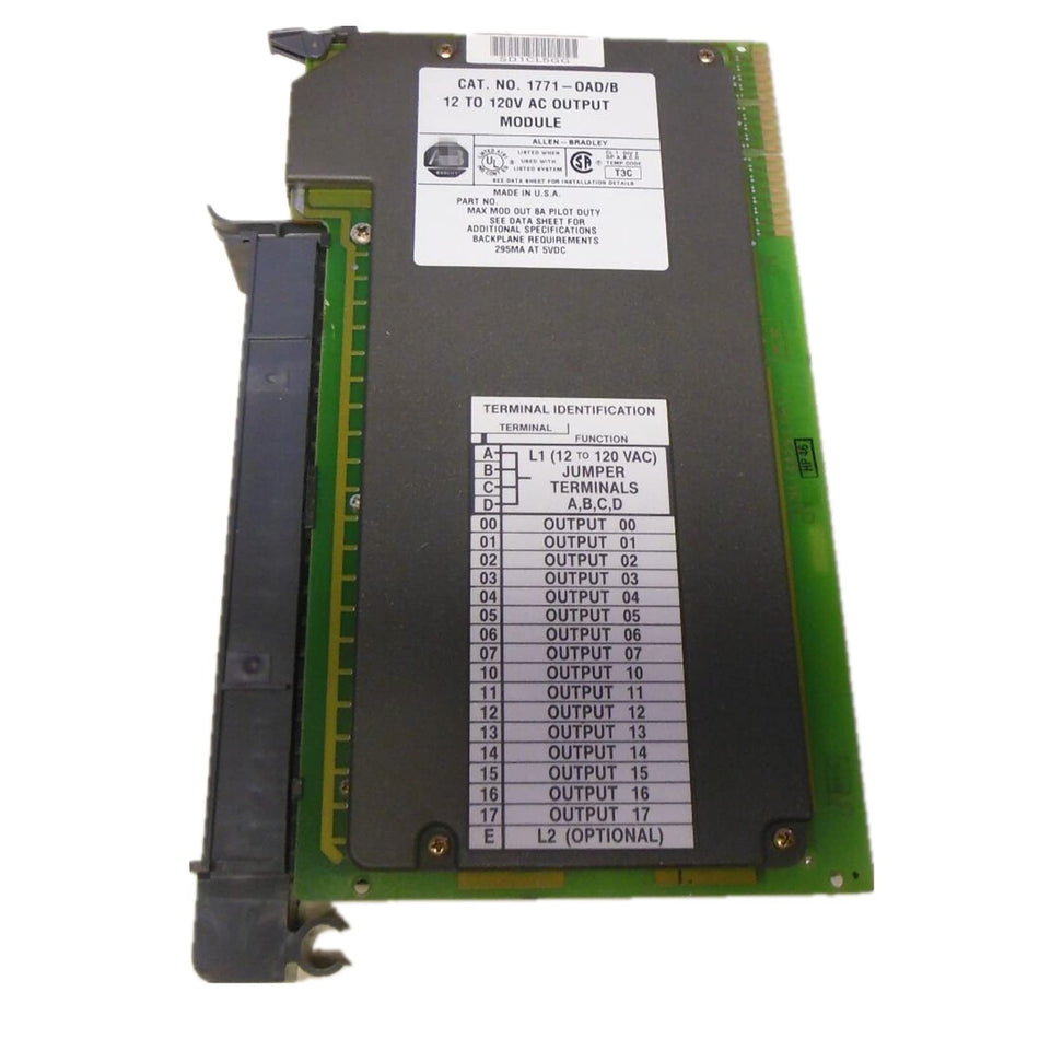 Allen-Bradley PLC-5 1771-OAD 120VAC Output Module