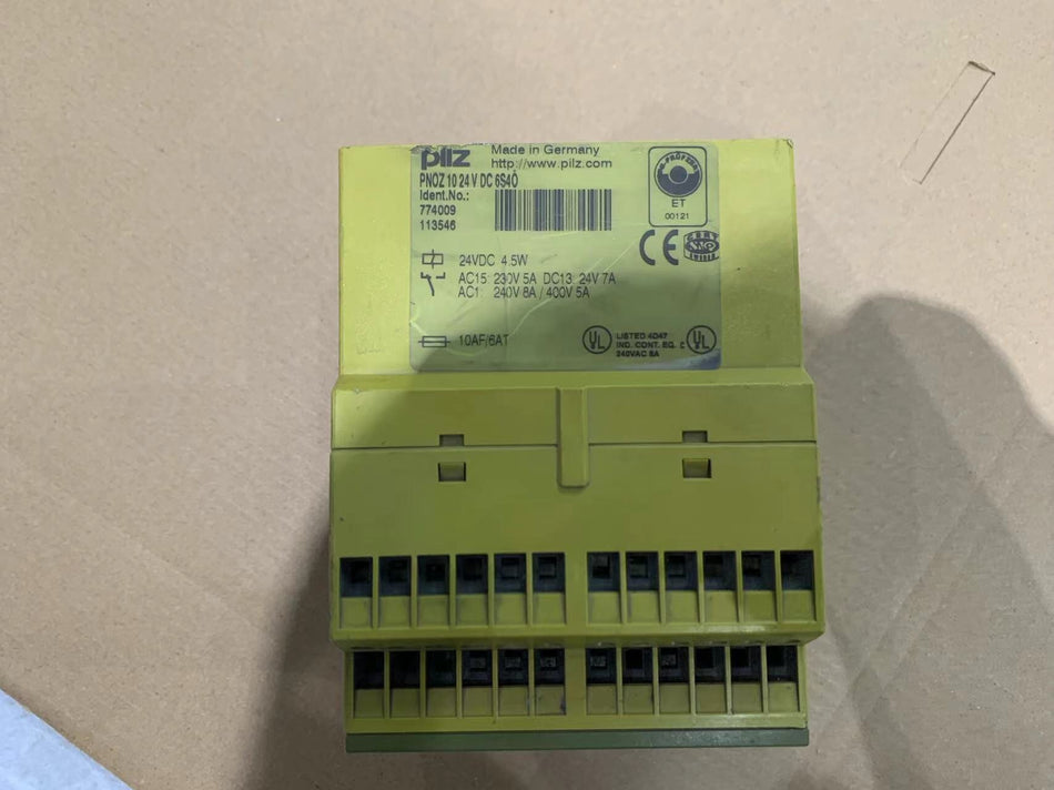 Pilz PNOZ 10 24 V DC 6S4O 安全繼電器