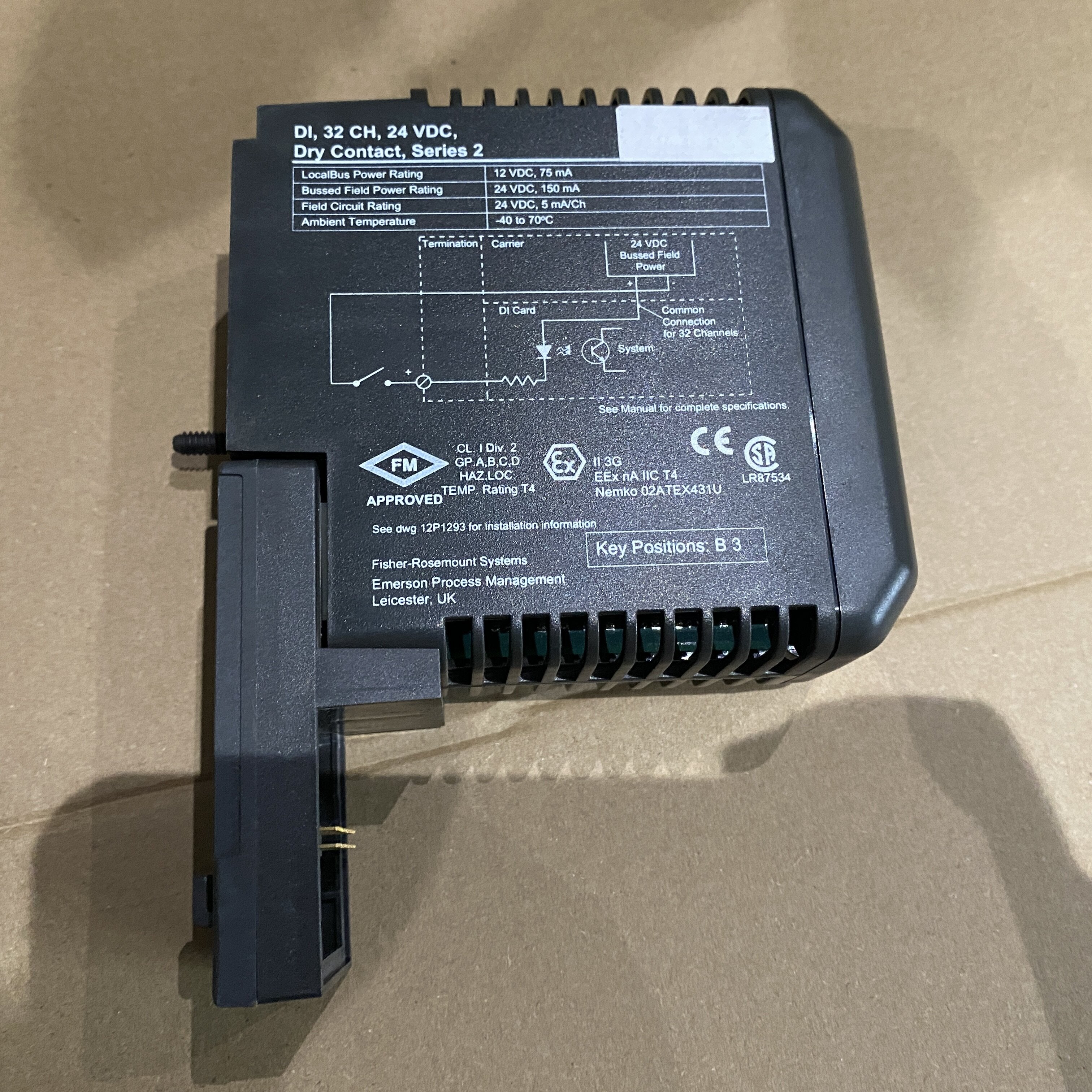 KJ3222X1-BA1 Emerson analog input module - Rockss Automation