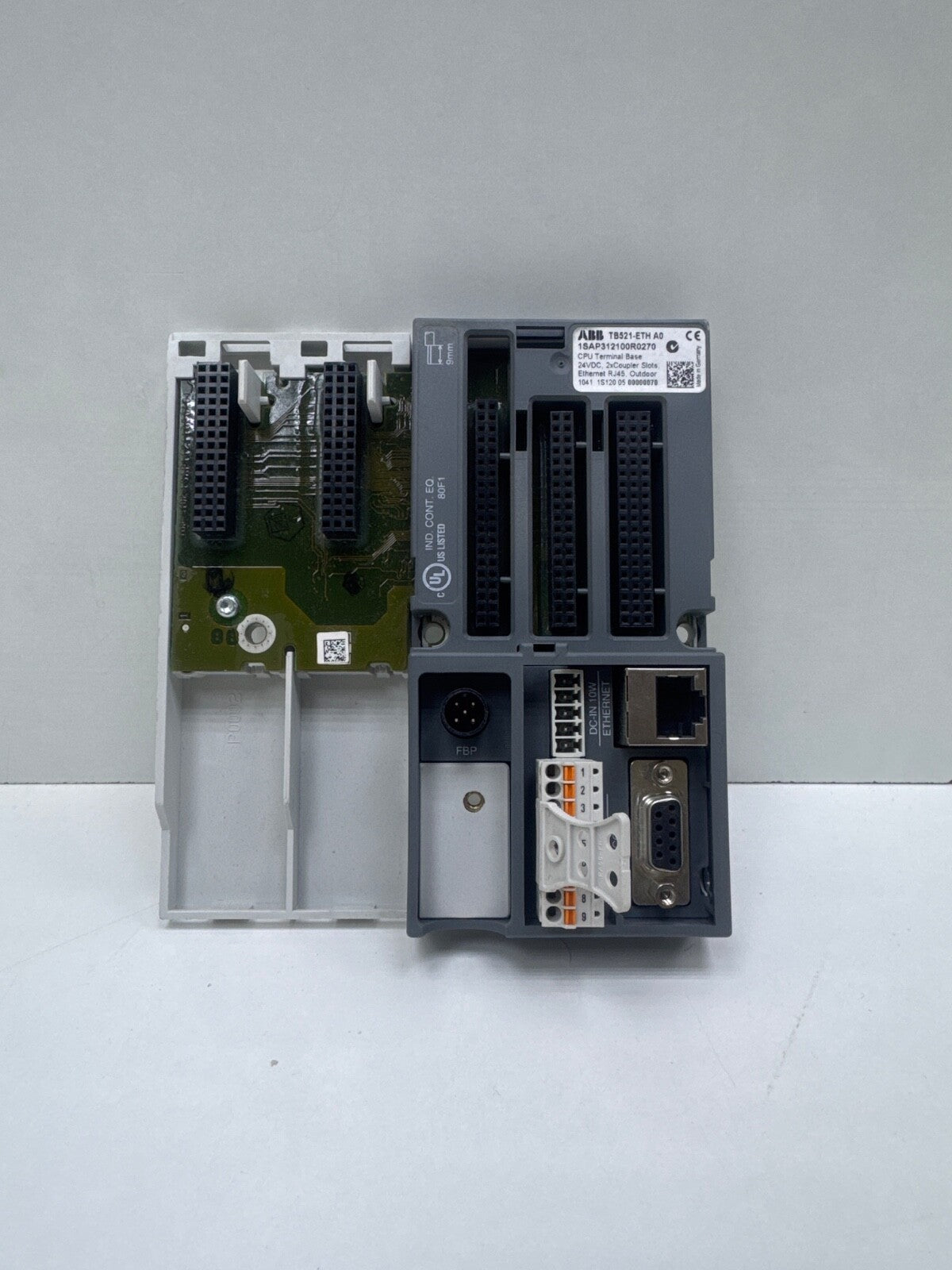 ABB TB521-ETH 1SAP312100R0270 CPU端子底座