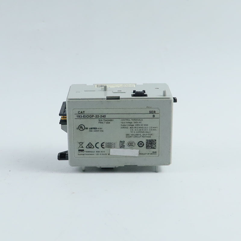 Allen Bradley 193-EIOGP-22-240 Relay module