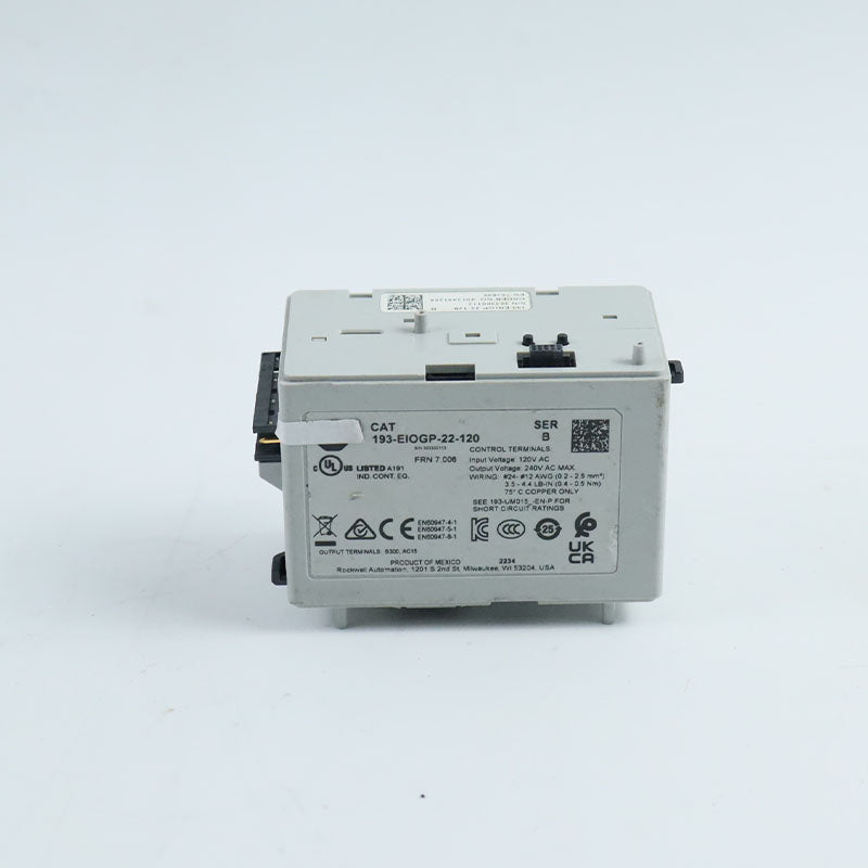 Allen Bradley 193-EIOGP-22-120 Relay module