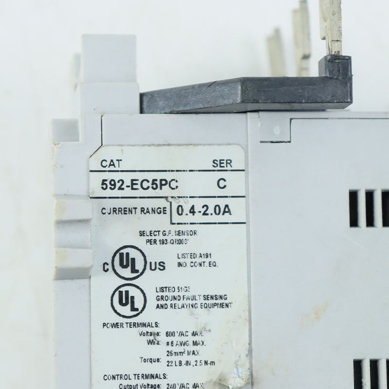 Allen Bradley 592-EC5PC繼電器