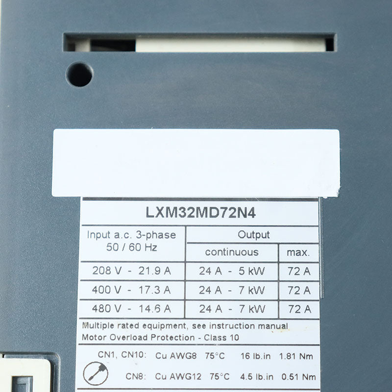 施耐德LXM32MD72N4驅動器