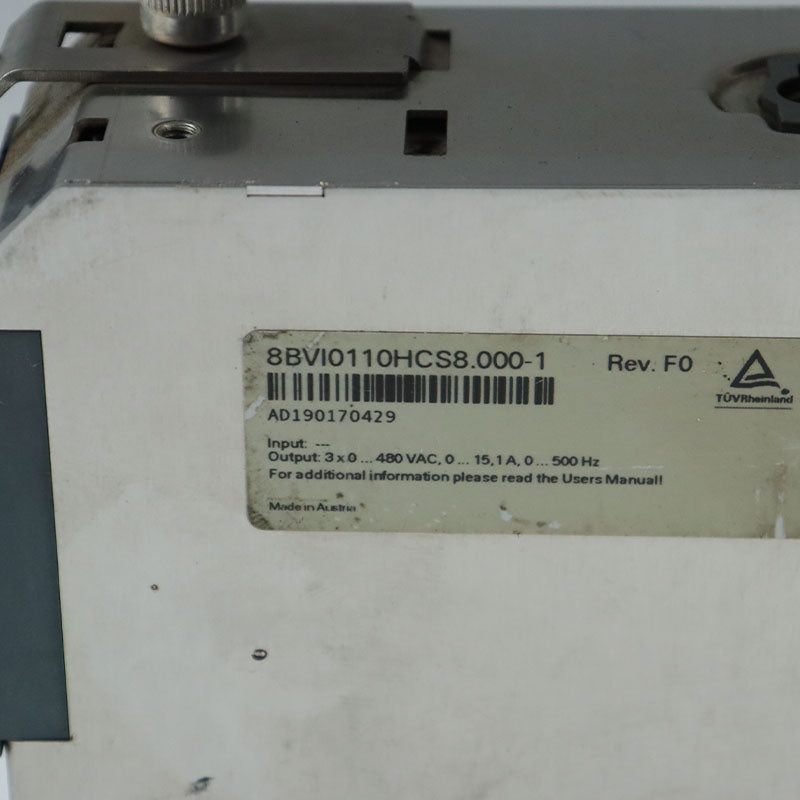 B&R 8BVI0110HCS8.000-1伺服驅動器