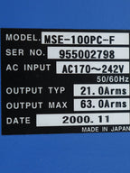 MSE-100PC-F Sumitomo Servo Drive