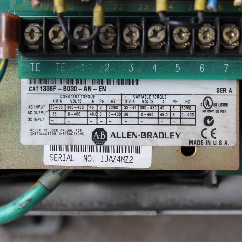 Allen Bradley 1336F-B030-AN-EN交流驅動器