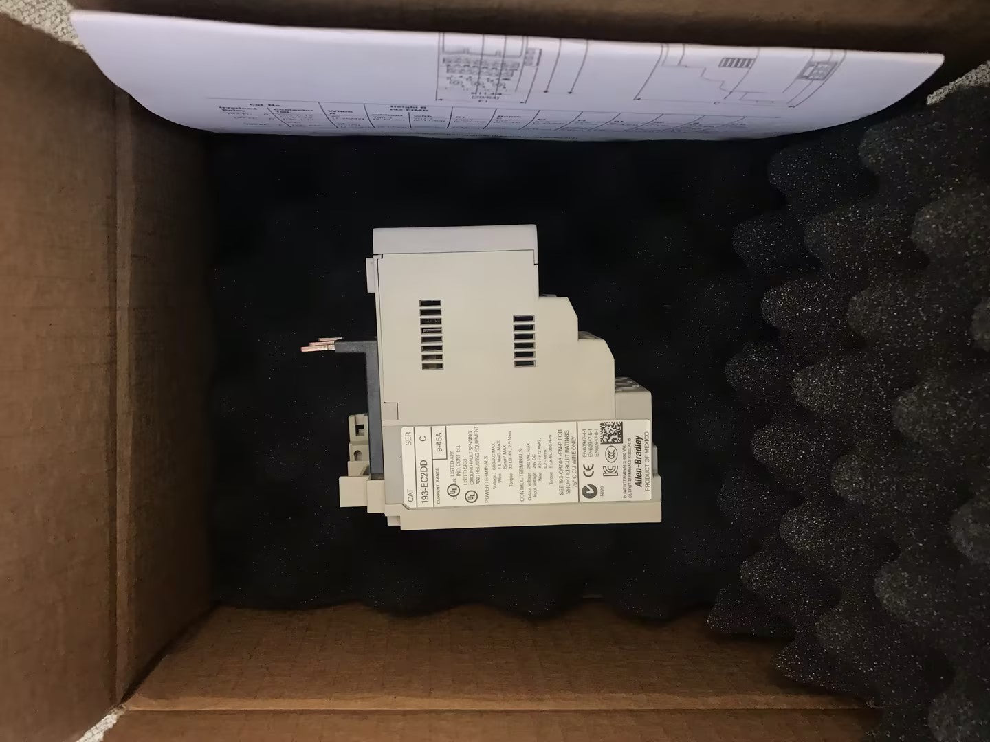 ALLEN BRADLEY 193-EC3PB 過載繼電器