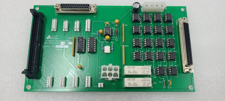 LAM Research 810-017082-004 16通道加熱器控制PCB