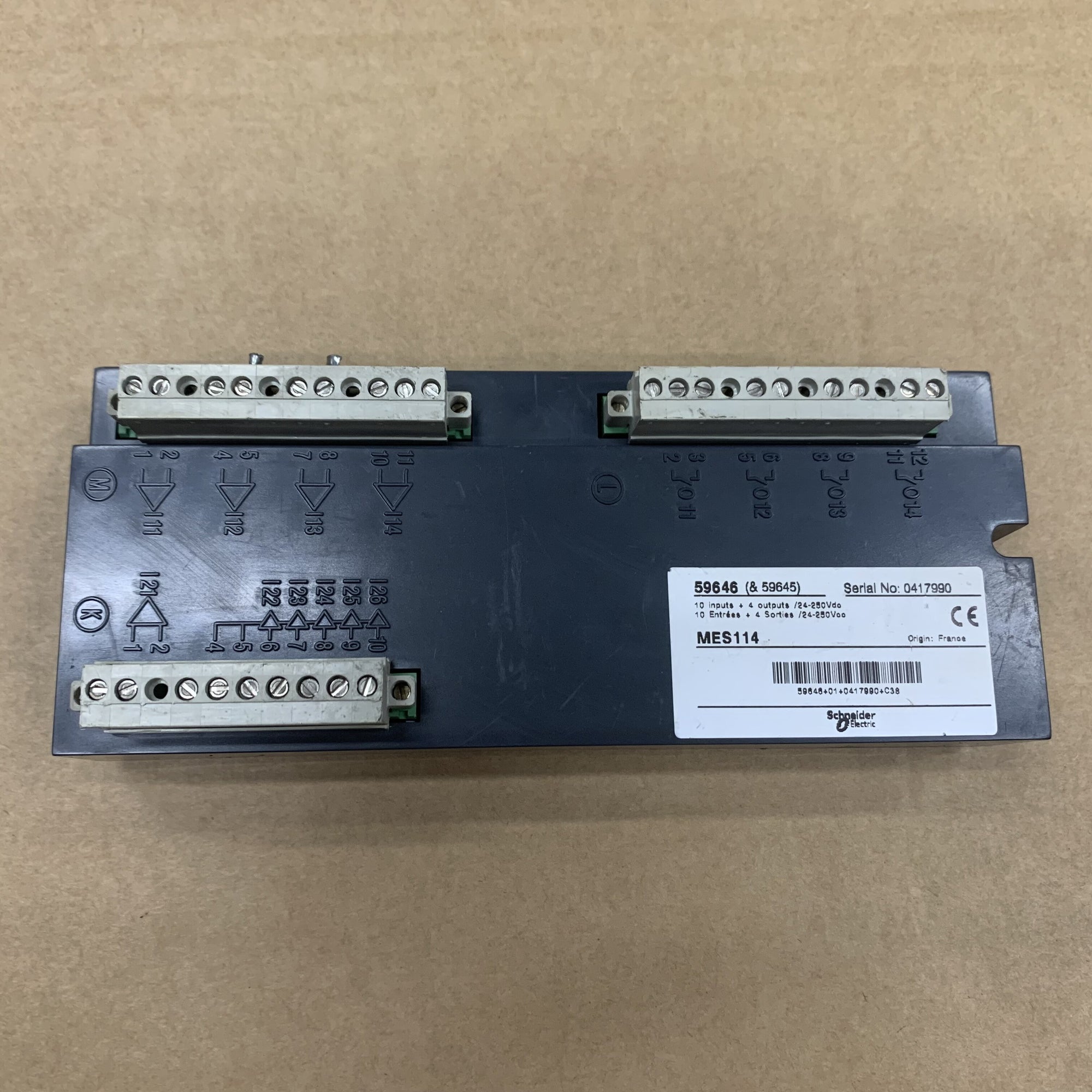 施耐德電機 59646 I/O 模組 MES114
