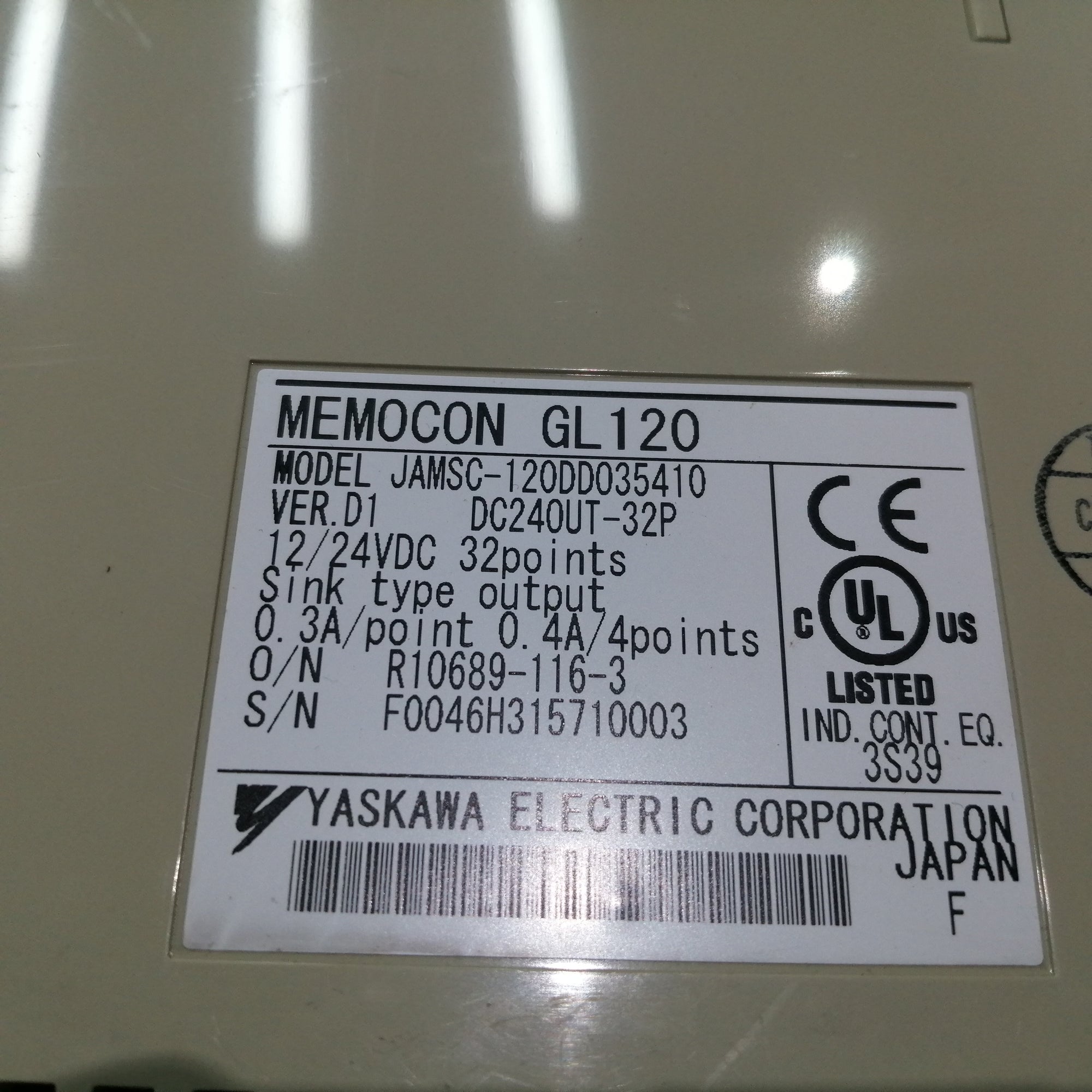 安川 JAMSC-120DD035410 PLC模組