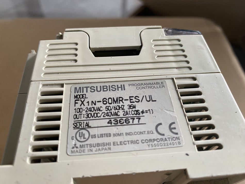 三菱FX1N-60MR-ES/UL可程式控制器