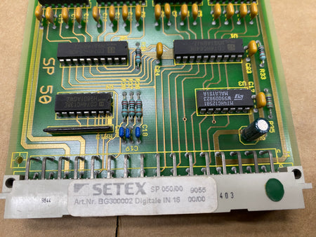 SETEX SP050/00 Control Board - Rockss Automation