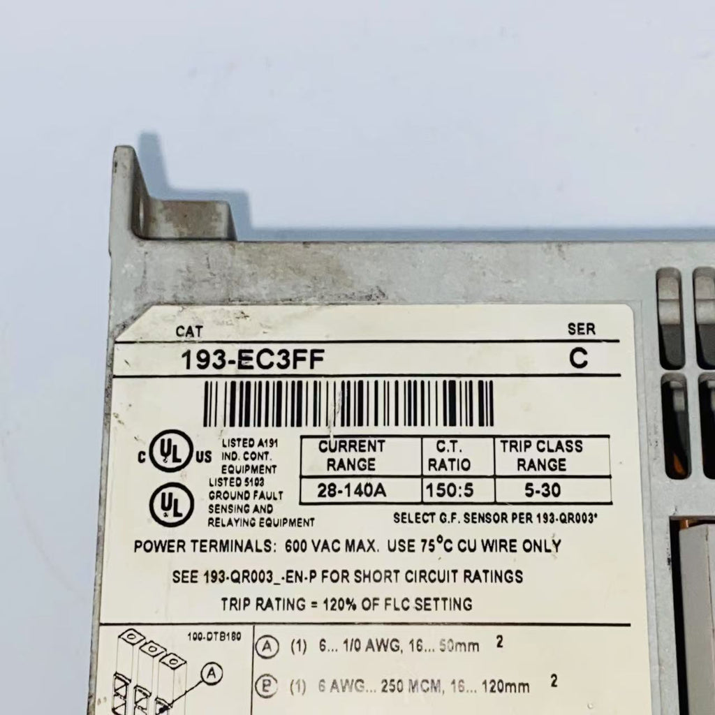 Allen-Bradley 193-EC3FF 過載繼電器