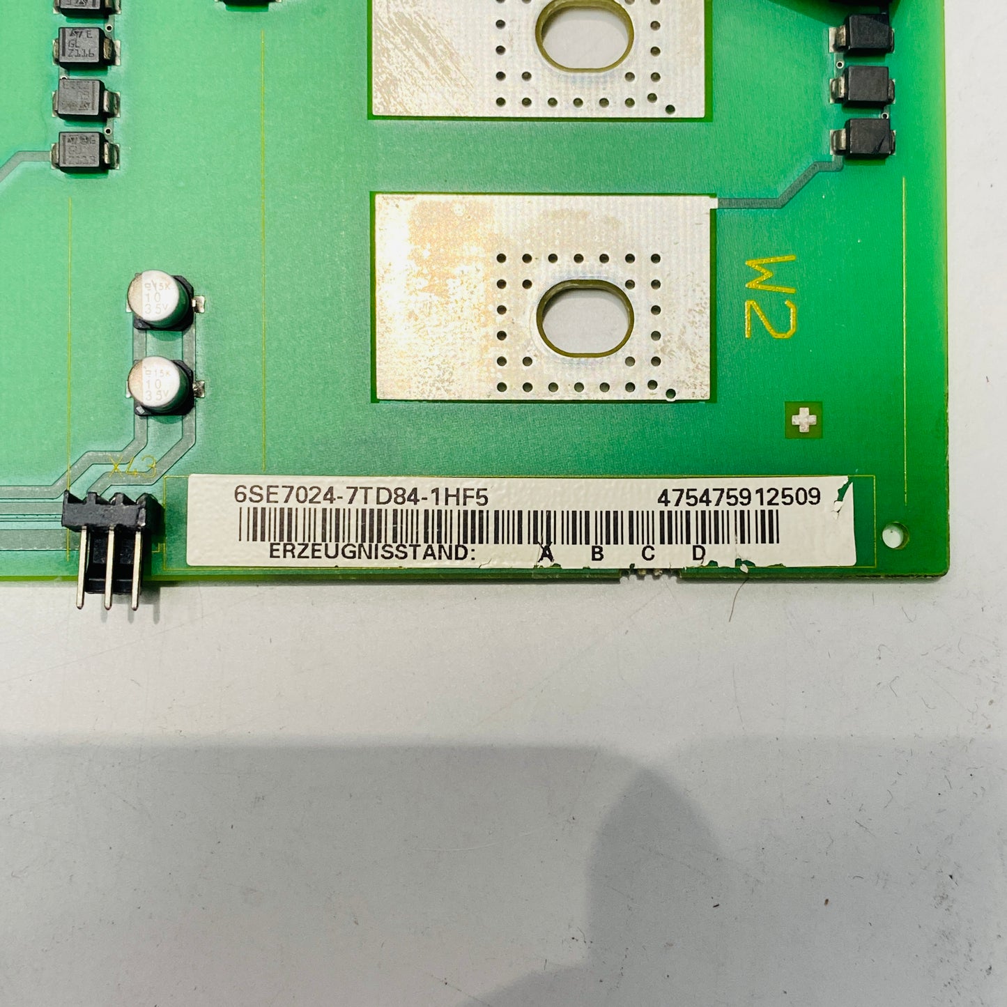 Siemens 6SE7024-7TD84-1HF5 Control Board