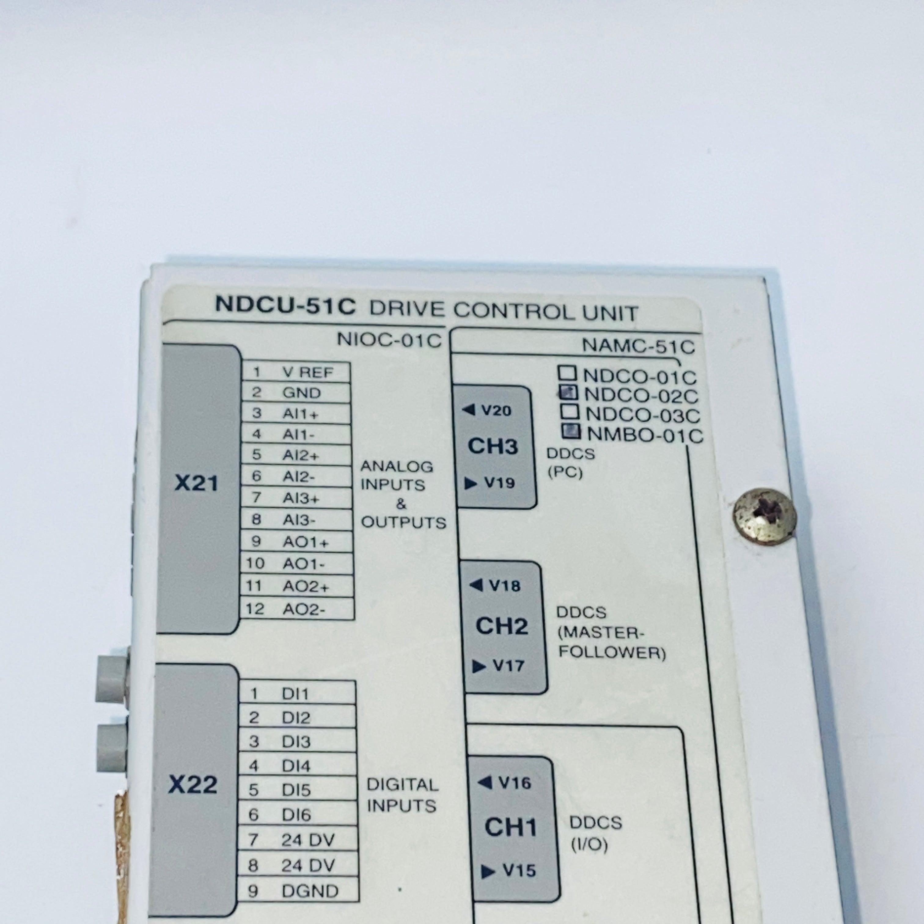 ABB NDCU-51C DRIVE CONTROL UNIT NDCU-51CKPB