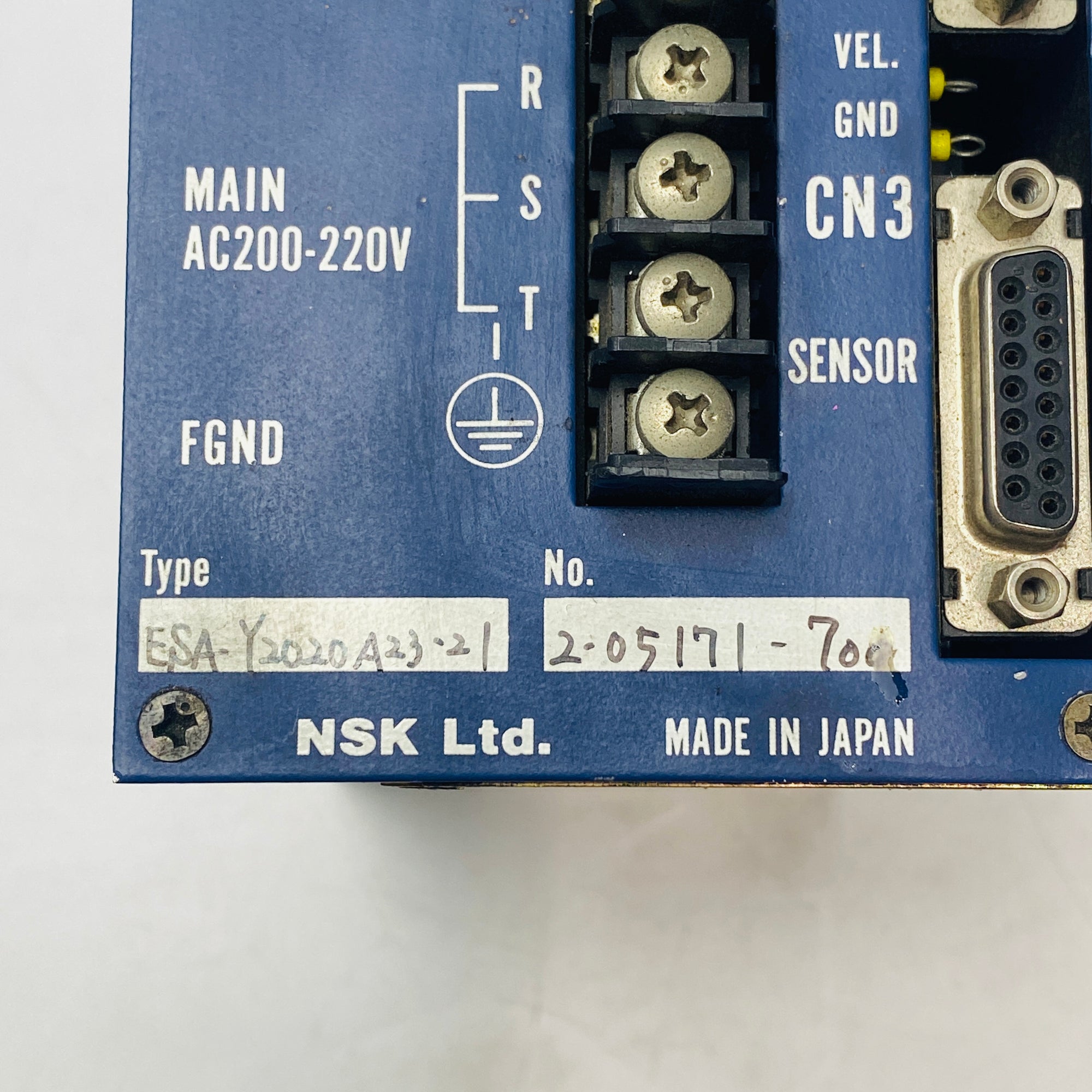 Nsk ESA-Y2020A23-21伺服驅動器