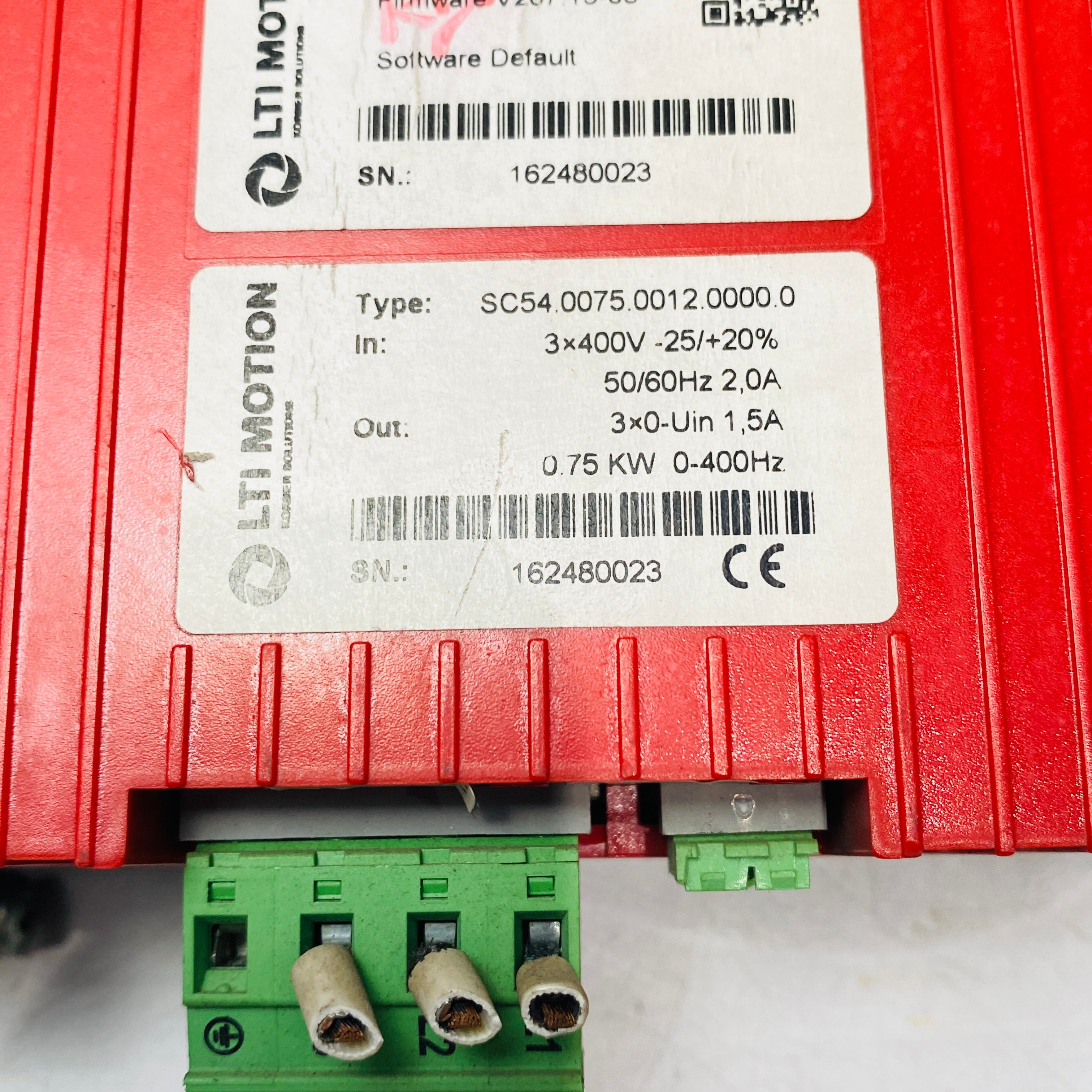 LUST SC54.0075.0012.0000.0 Servo Drive